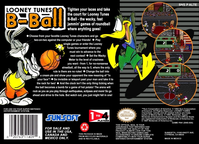 Looney Tunes Basketball (USA) SNES ROM - NiceROM.com - Featured Video ...